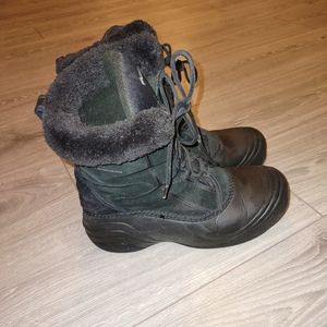 COLUMBIA faux fur upper suede boots